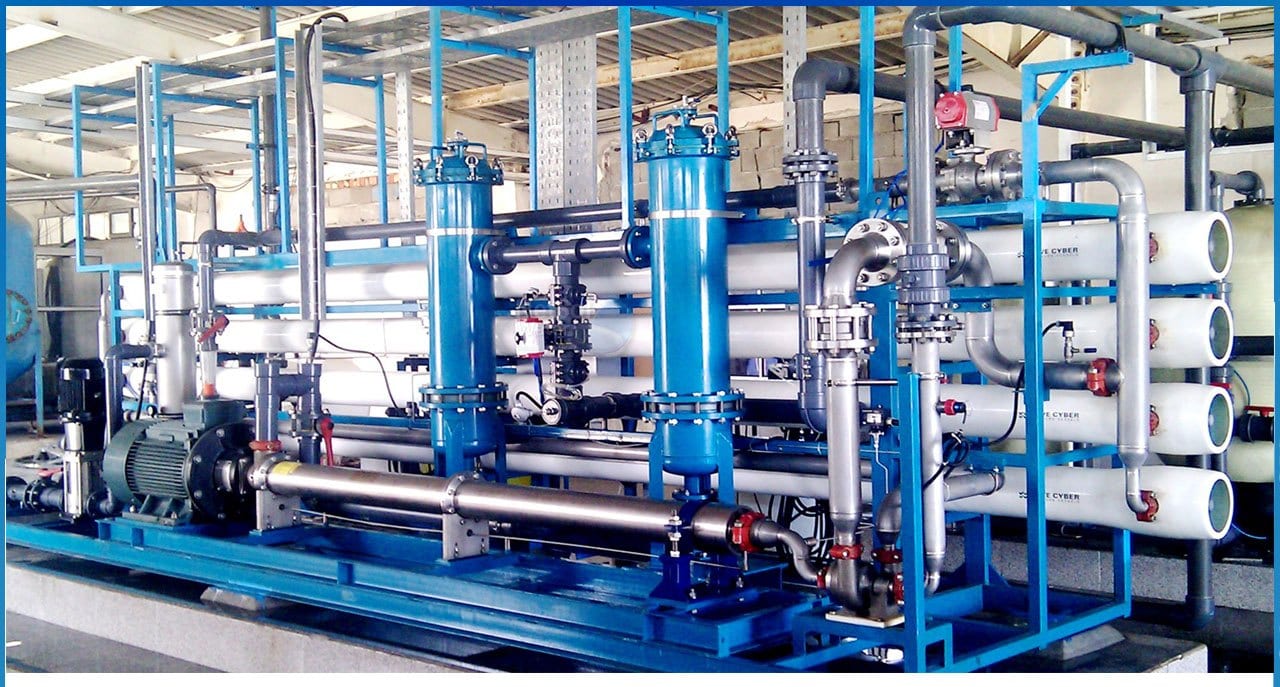 Industrial reverse osmosis water treatment systems