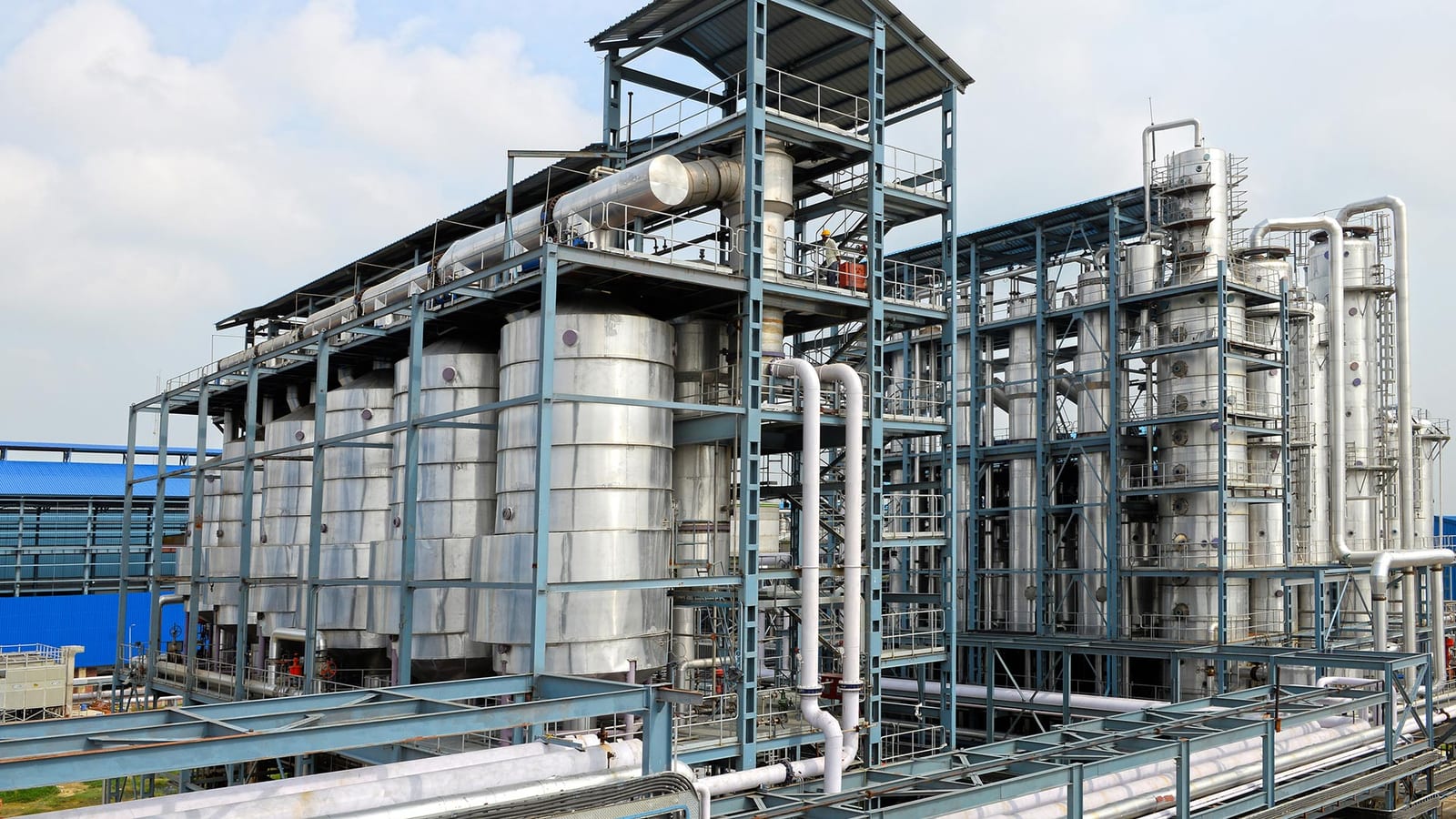Distillery and ethanol production facility